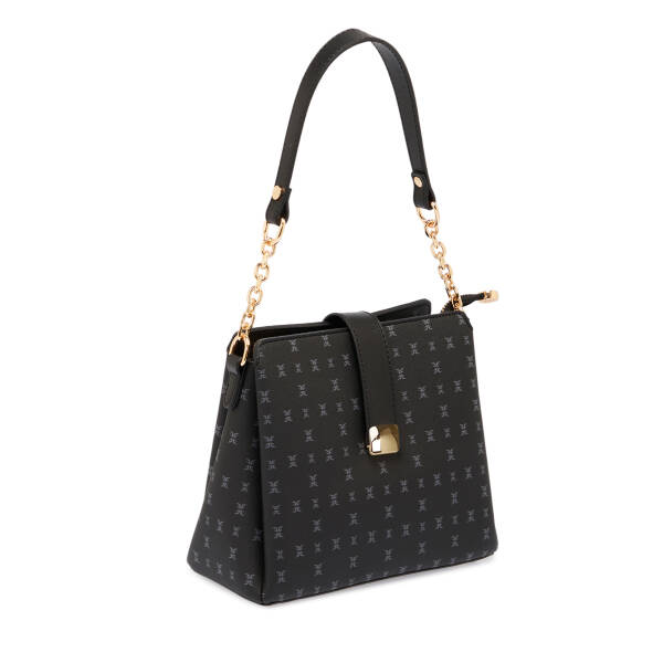 Siyah Print Kadın Omuz Çantası - S26Y1PR09178-T0E - 2