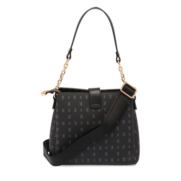 Siyah Print Kadın Omuz Çantası - S26Y1PR09178-T0E - 3