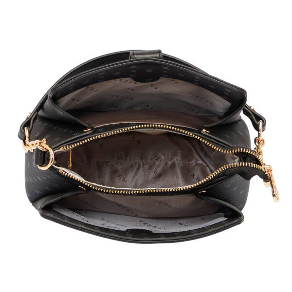 Siyah Print Kadın Omuz Çantası - S26Y1PR09178-T0E - 4