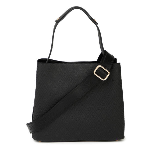 Siyah Print Kadın Omuz Çantası - S26Y1PR09192-P1Q - 3