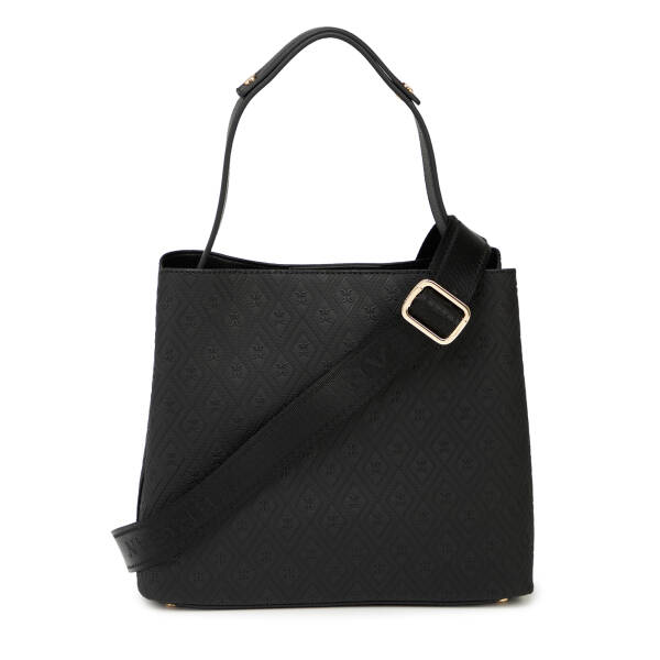 Siyah Print Kadın Omuz Çantası - S26Y1PR09192-P1Q - 3