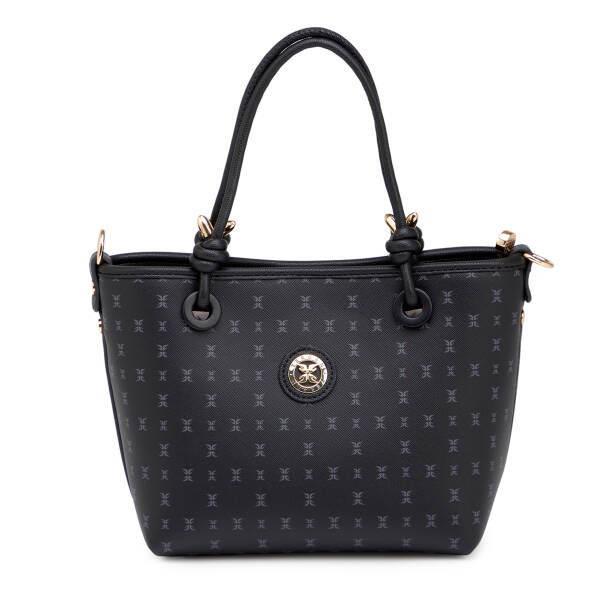 Siyah Print Kadın Omuz Çantası - S26Y1PR09193-T0E 