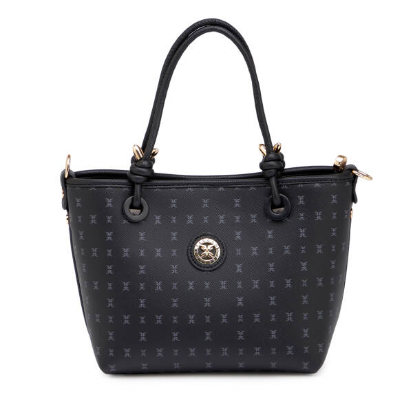 Siyah Print Kadın Omuz Çantası - S26Y1PR09193-T0E - 1