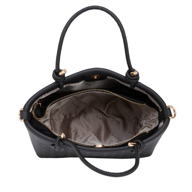 Siyah Print Kadın Omuz Çantası - S26Y1PR09193-T0E - 4