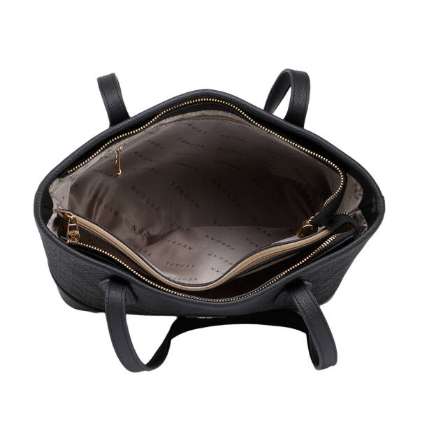 Siyah Print Kadın Omuz Çantası - S26Y1PR09194-R0P - 4