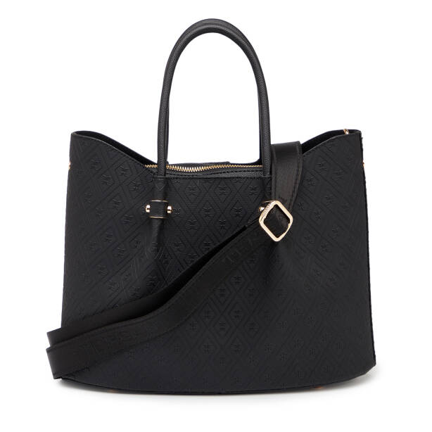 Siyah Print Kadın Omuz Çantası - S26Y1PR09195-R0P - 3