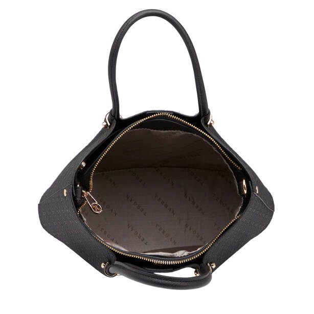 Siyah Print Kadın Omuz Çantası - S26Y1PR09195-R0P - 4