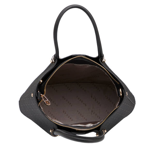 Siyah Print Kadın Omuz Çantası - S26Y1PR09195-R0P - 4