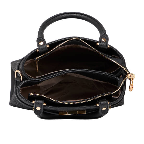 Siyah Print Kadın Omuz Çantası - S26Y1PR09196-R0P - 4