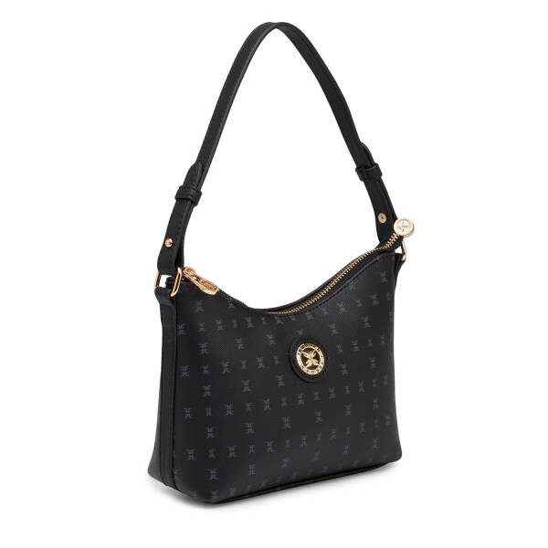 Siyah Print Kadın Omuz Çantası - S26Y1PR09197-T0E - 2