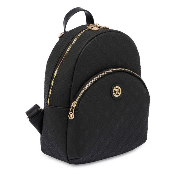 Siyah Print Kadın Sırt Çantası - S1SR00079603-P1Q - 2