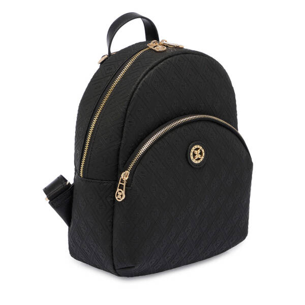 Siyah Print Kadın Sırt Çantası - S1SR00079603-P1Q - 2