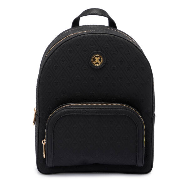 Siyah Print Kadın Sırt Çantası - S1SR00079604-P1Q 