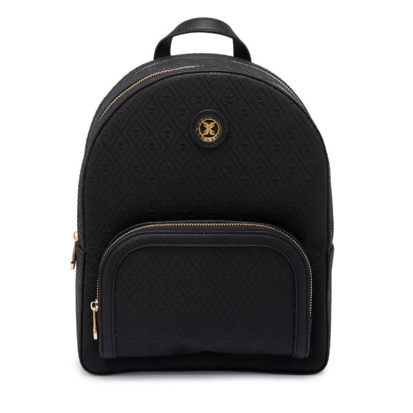 Siyah Print Kadın Sırt Çantası - S1SR00079604-P1Q - 1