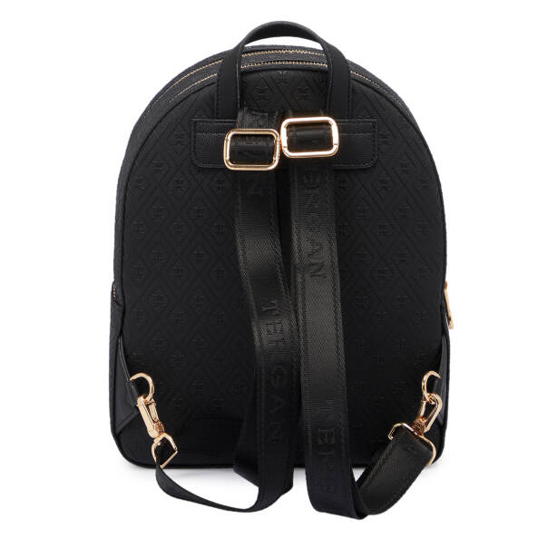 Siyah Print Kadın Sırt Çantası - S1SR00079604-P1Q - 3