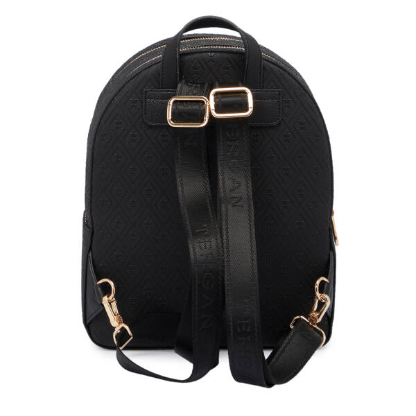 Siyah Print Kadın Sırt Çantası - S1SR00079604-P1Q - 3