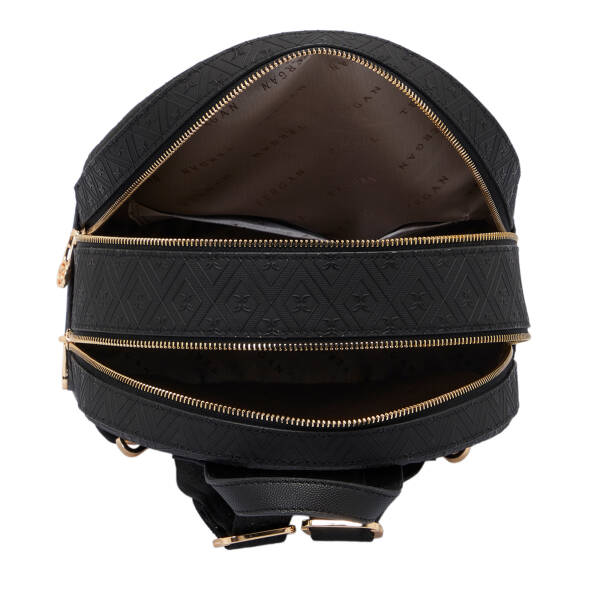 Siyah Print Kadın Sırt Çantası - S1SR00079604-P1Q - 4