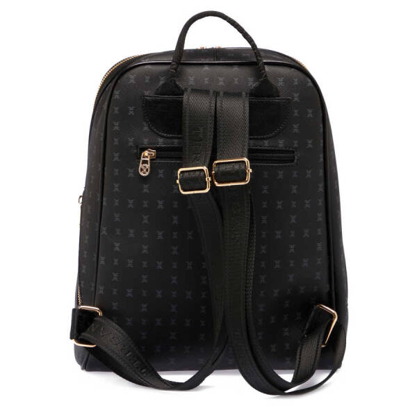 Siyah Print Kadın Sırt Çantası - S1SR00079606-T0E - 3