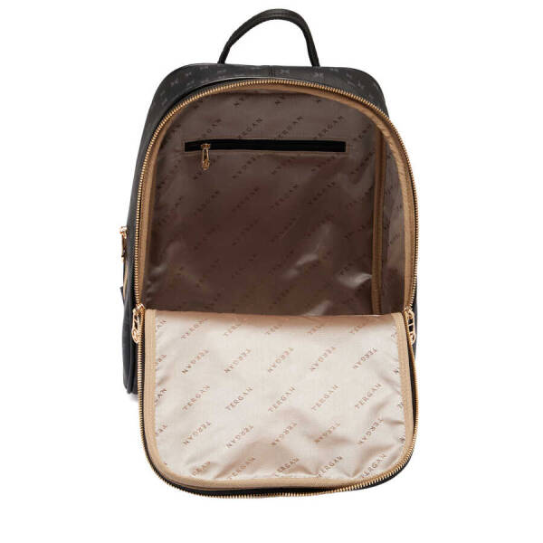 Siyah Print Kadın Sırt Çantası - S1SR00079606-T0E - 4