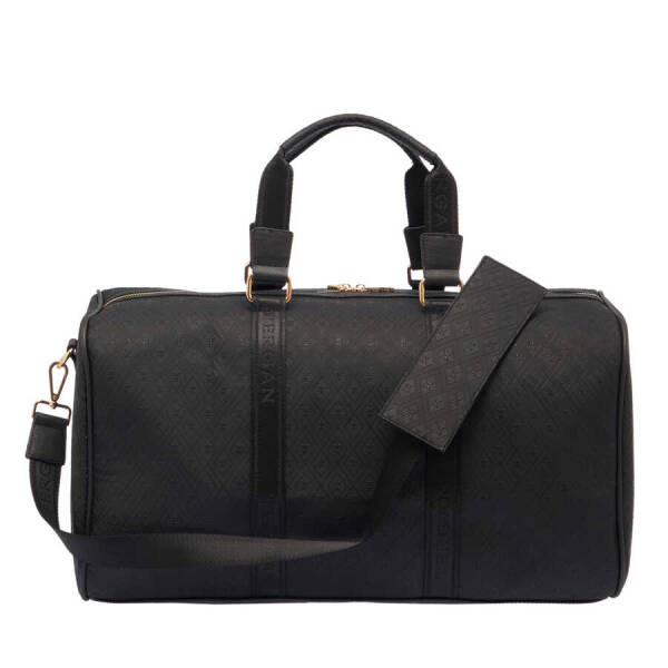 Siyah Print Unisex Seyahat Çantası - S1SC00021341-P1Q - 3