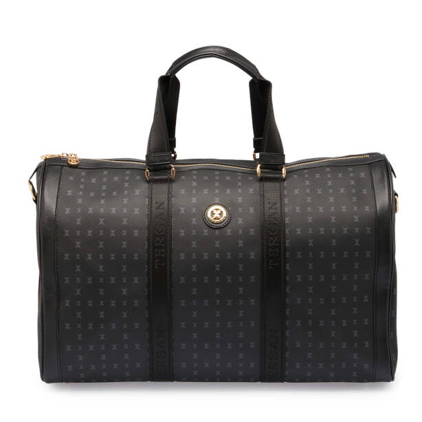 Siyah Print Unisex Seyahat Çantası - S1SC00021341-T0E 