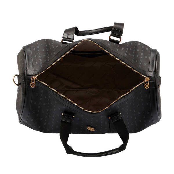 Siyah Print Unisex Seyahat Çantası - S1SC00021341-T0E - 4