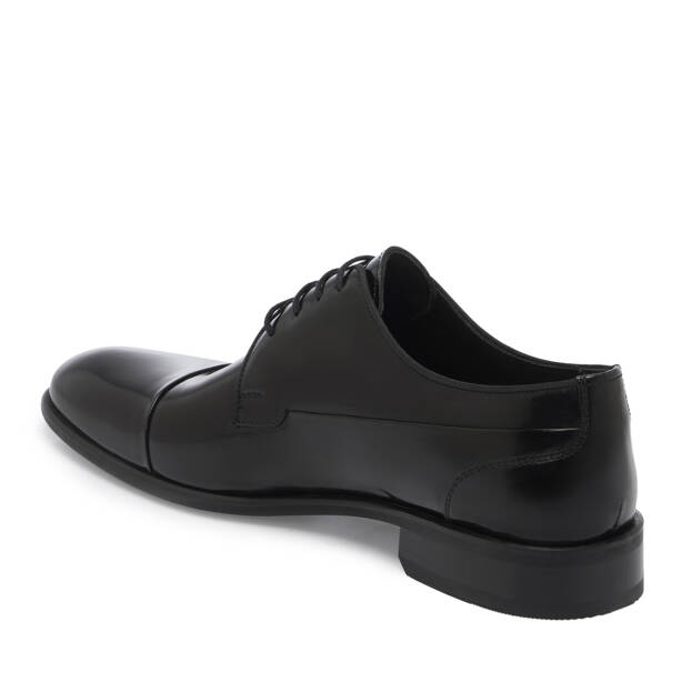 Siyah Rugan Deri Erkek Klasik Ayakkabı - E25S1AY57557-A07 - 2