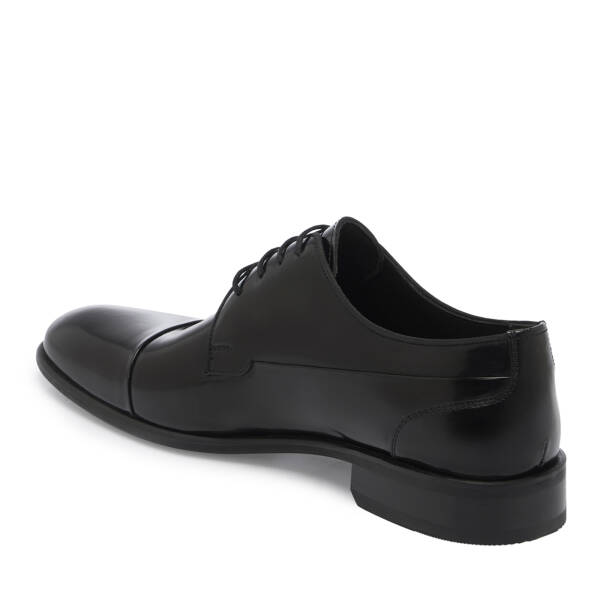 Siyah Rugan Deri Erkek Klasik Ayakkabı - E25S1AY57557-A07 - 2