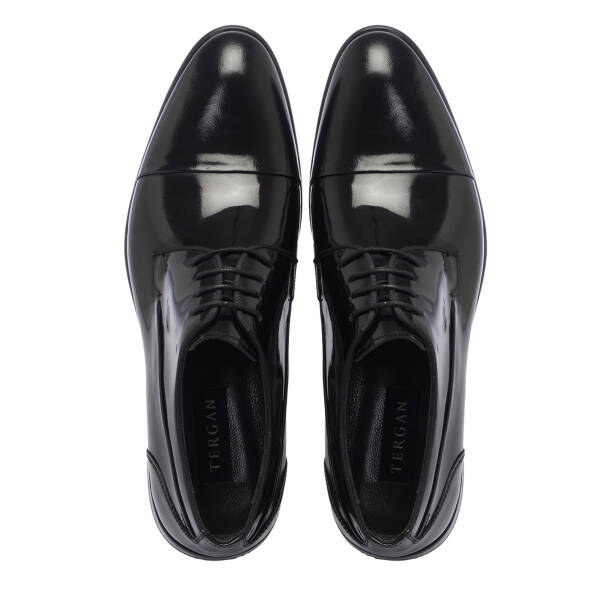 Siyah Rugan Deri Erkek Klasik Ayakkabı - E25S1AY57557-A07 - 5