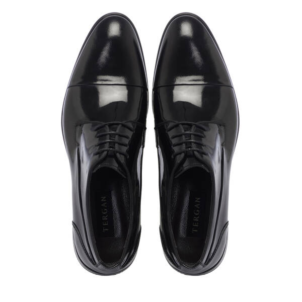 Siyah Rugan Deri Erkek Klasik Ayakkabı - E25S1AY57557-A07 - 5