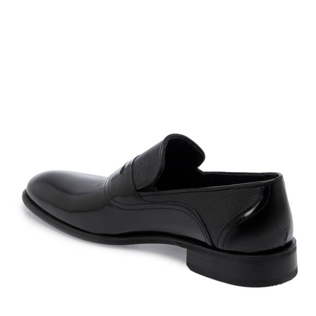 Siyah Rugan Deri Erkek Klasik Ayakkabı - E25S1AY57559-A07 - 2