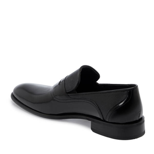 Siyah Rugan Deri Erkek Klasik Ayakkabı - E25S1AY57559-A07 - 2