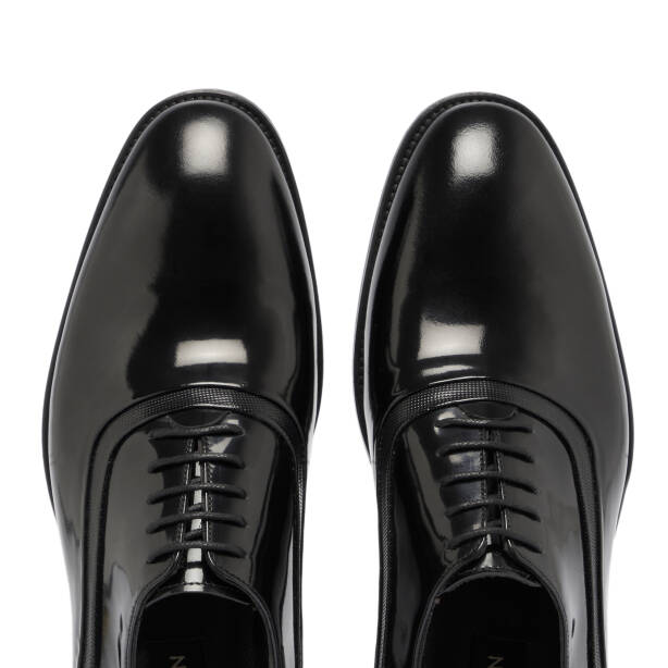 Siyah Rugan Deri Erkek Klasik Ayakkabı - E25S1AY57565-A07 - 5