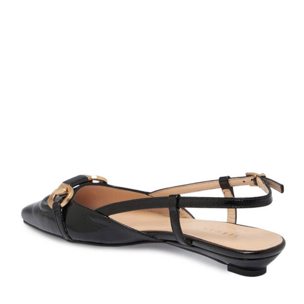 Siyah Hakiki Rugan Deri Kadın Babet - K25Y1AY67808-A07 - 3