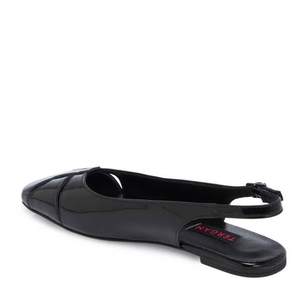 Siyah Hakiki Rugan Deri Kadın Babet - K25Y1AY67911-A07 - 3