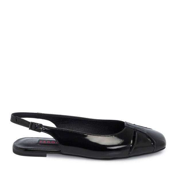 Siyah Hakiki Rugan Deri Kadın Babet - K25Y1AY67911-A07 