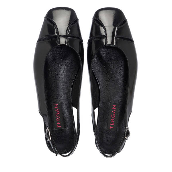 Siyah Hakiki Rugan Deri Kadın Babet - K25Y1AY67911-A07 - 5