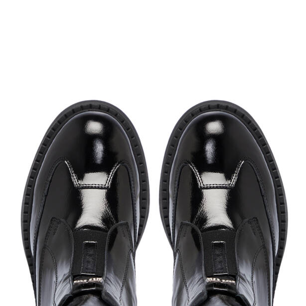 Siyah Rugan Deri Kadın Bot - K25K1BT68157-A07 - 5