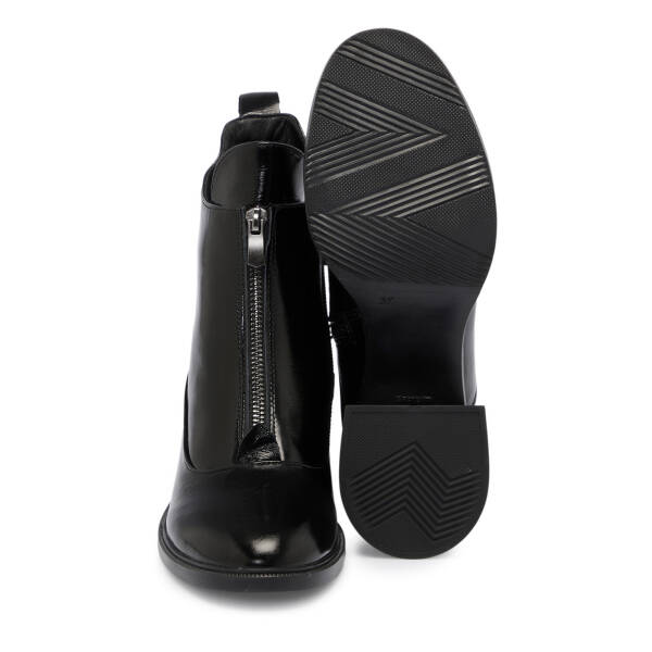 Siyah Rugan Deri Kadın Bot - K25K1BT68180-A07 - 4