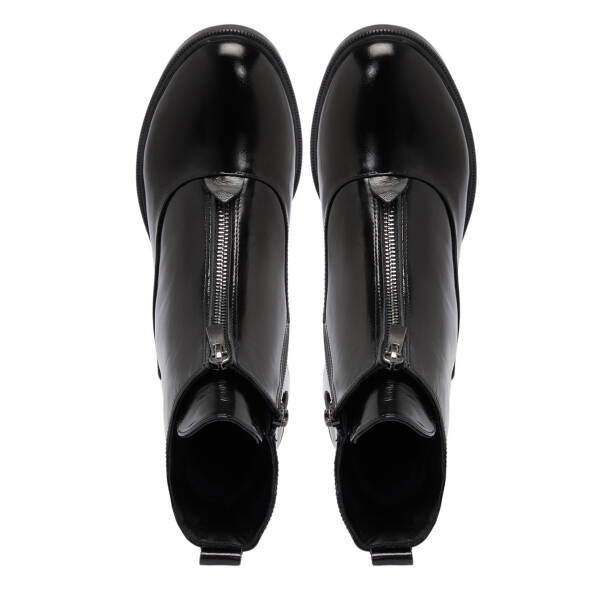 Siyah Rugan Deri Kadın Bot - K25K1BT68180-A07 - 5