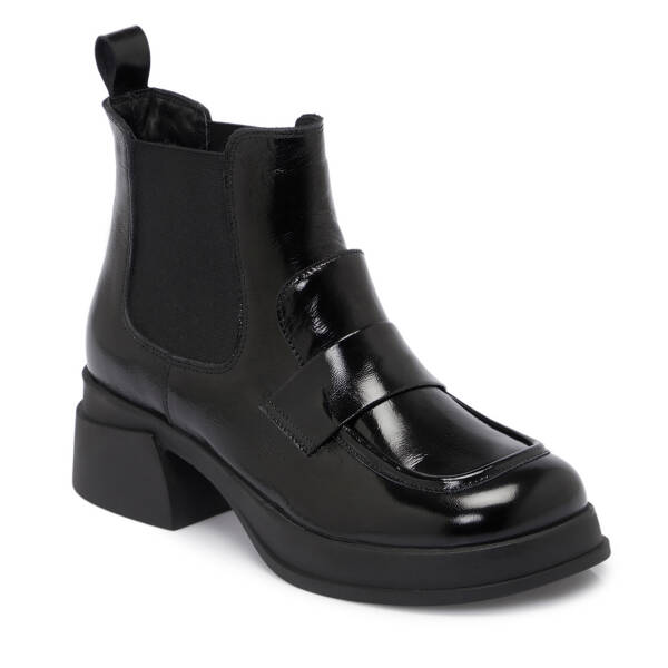 Siyah Rugan Deri Kadın Bot - K25K1BT68293-A07 - 1