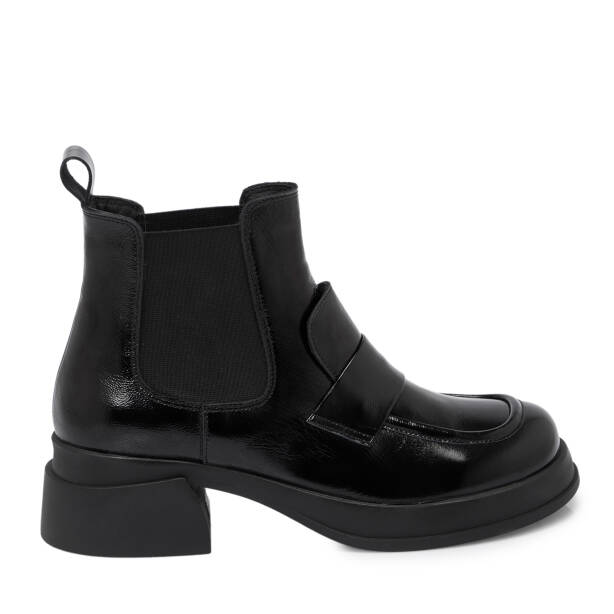 Siyah Rugan Deri Kadın Bot - K25K1BT68293-A07 - 3