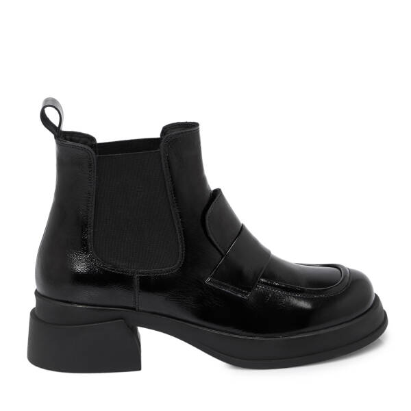 Siyah Rugan Deri Kadın Bot - K25K1BT68293-A07 - 3