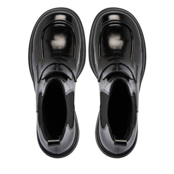 Siyah Rugan Deri Kadın Bot - K25K1BT68293-A07 - 5