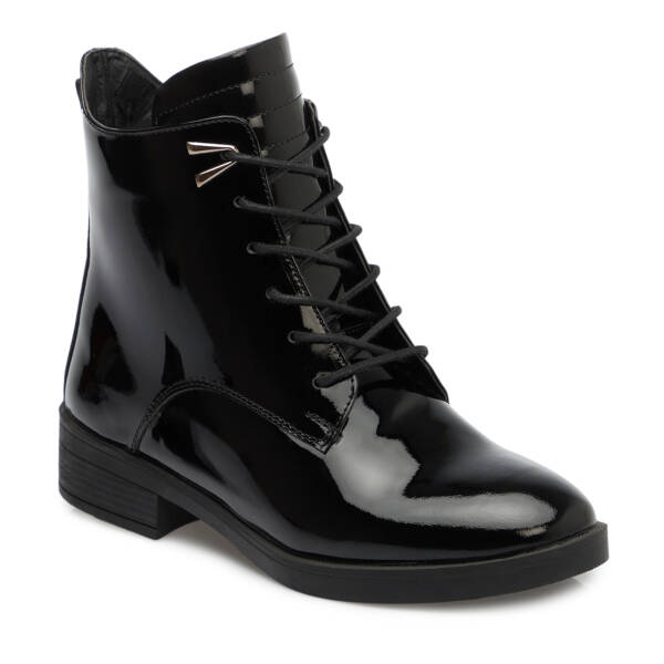 Siyah Rugan Deri Kadın Bot - K25K1BT68515-A07 - 1