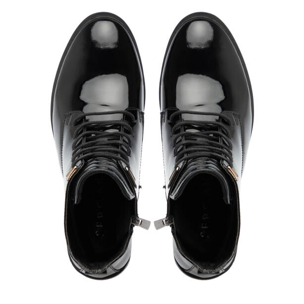 Siyah Rugan Deri Kadın Bot - K25K1BT68515-A07 - 5