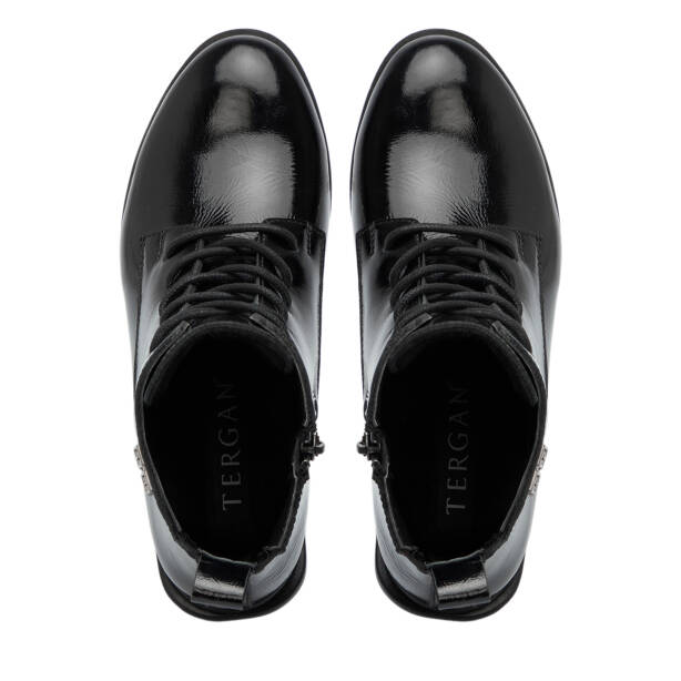 Siyah Rugan Deri Kadın Bot - K25K1BT68519-A07 - 5