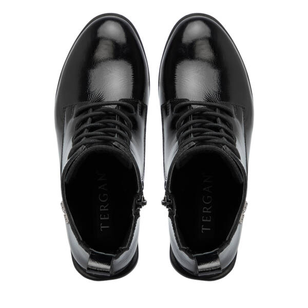 Siyah Rugan Deri Kadın Bot - K25K1BT68519-A07 - 5