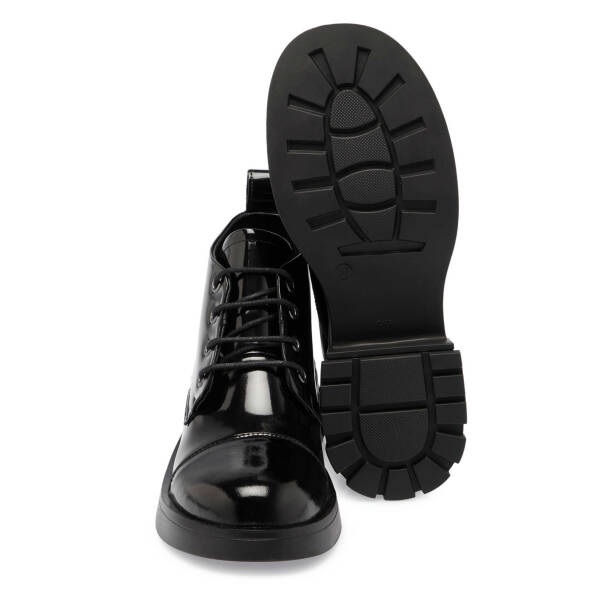 Siyah Rugan Deri Kadın Casual Bot - K24K1BT67634-A07 - 4