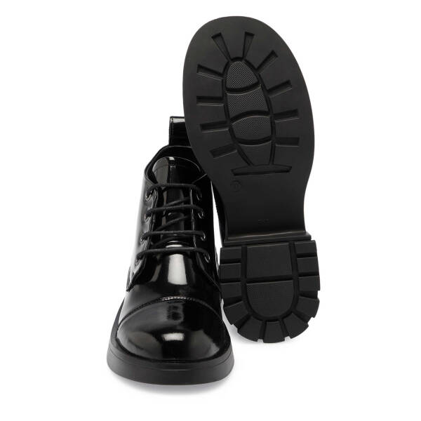 Siyah Rugan Deri Kadın Casual Bot - K24K1BT67634-A07 - 4